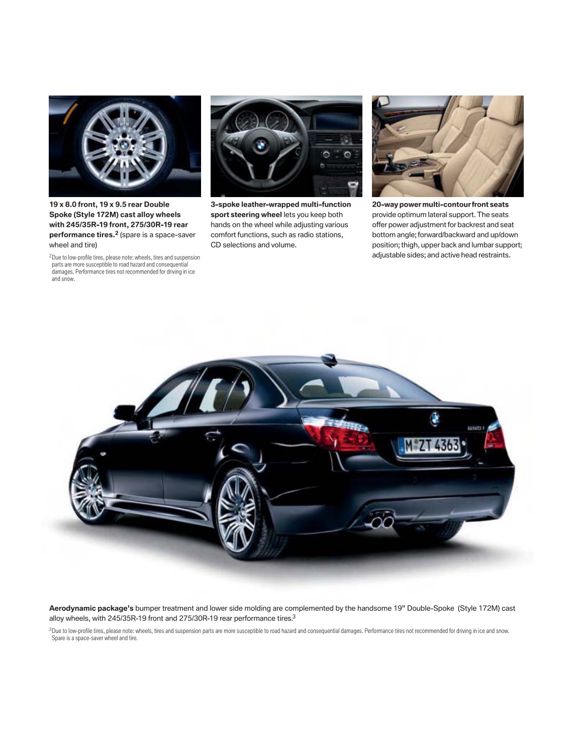 2008 BMW 5-Series Brochure Page 12